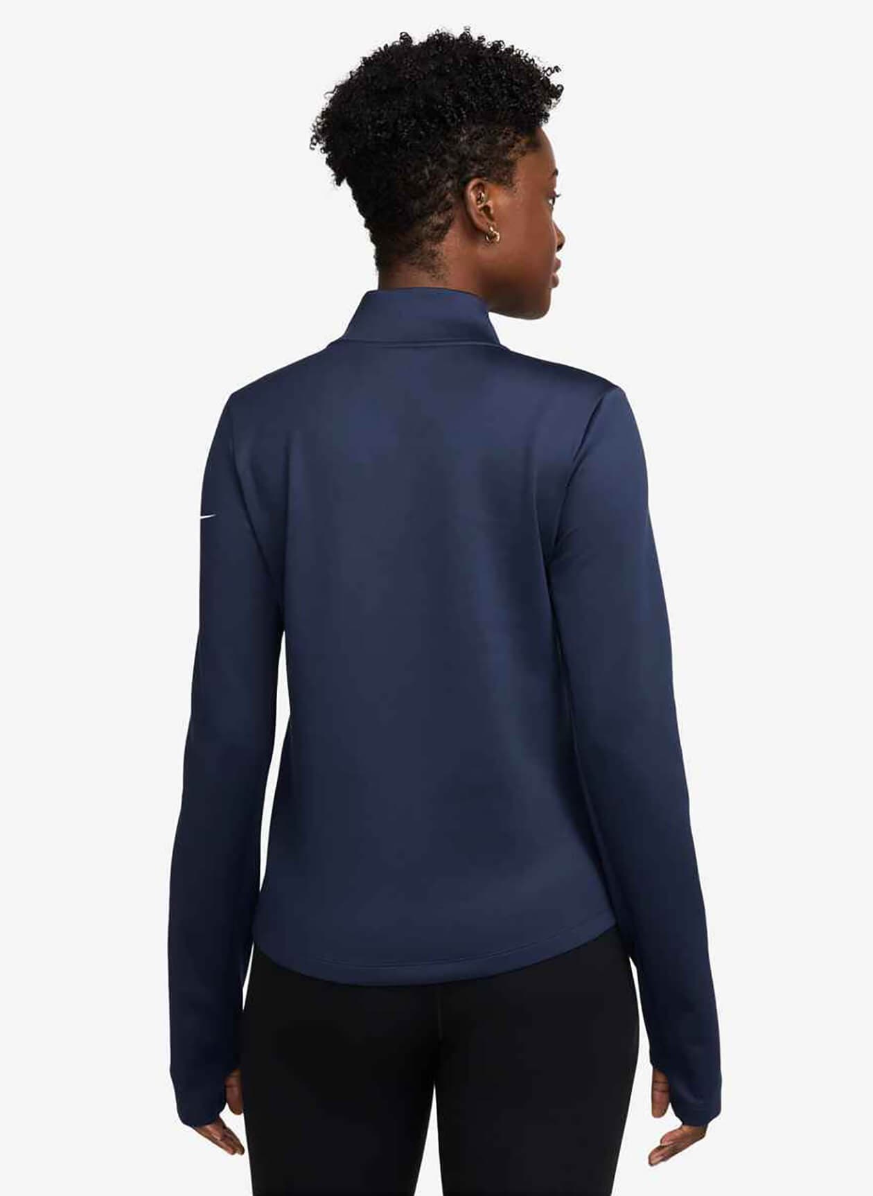 Nike Women's Therma-FIT Half-Zip - Navy LG
