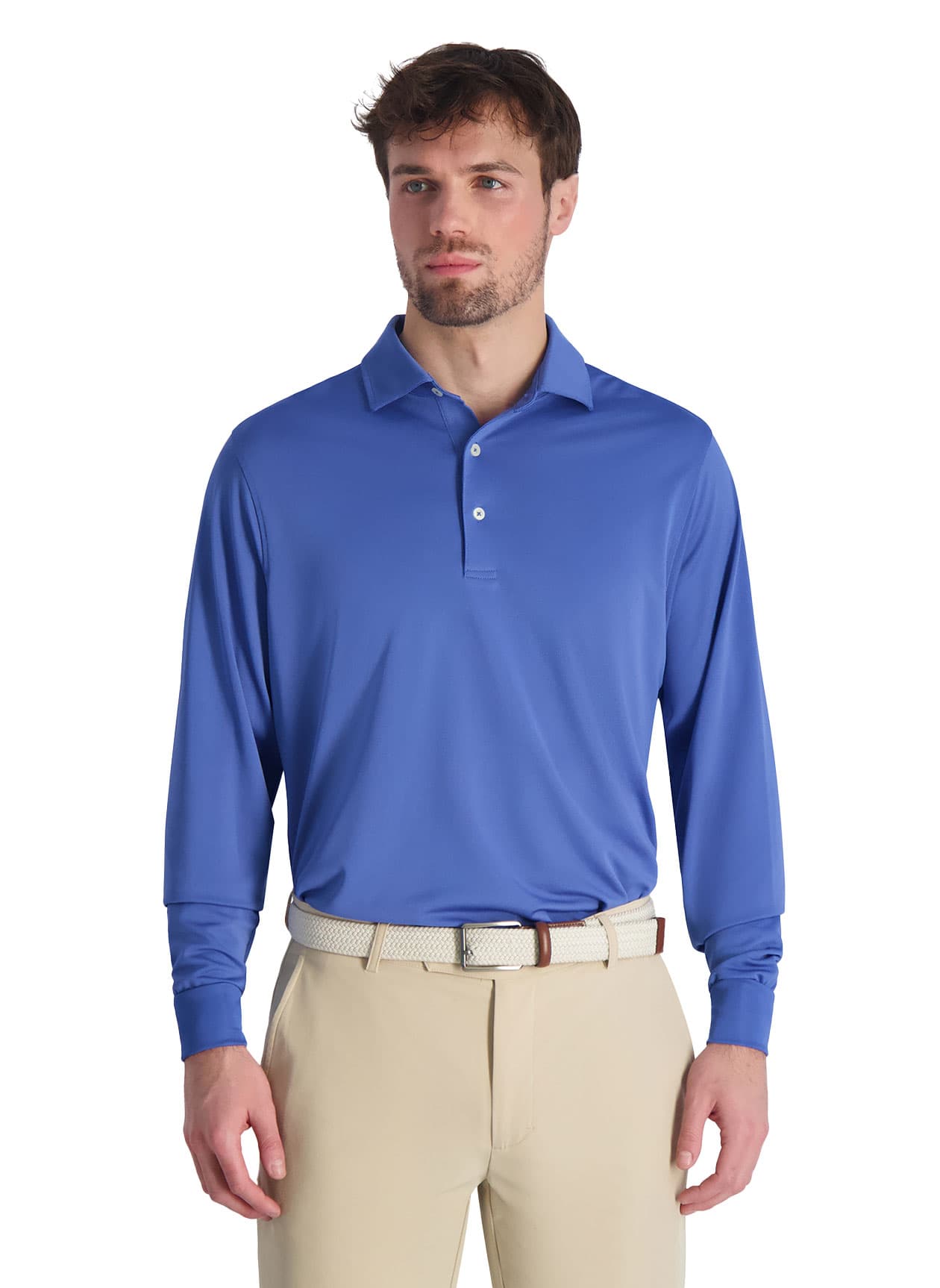 Fairway & Greene Men's McHugh Long-Sleeve Polo