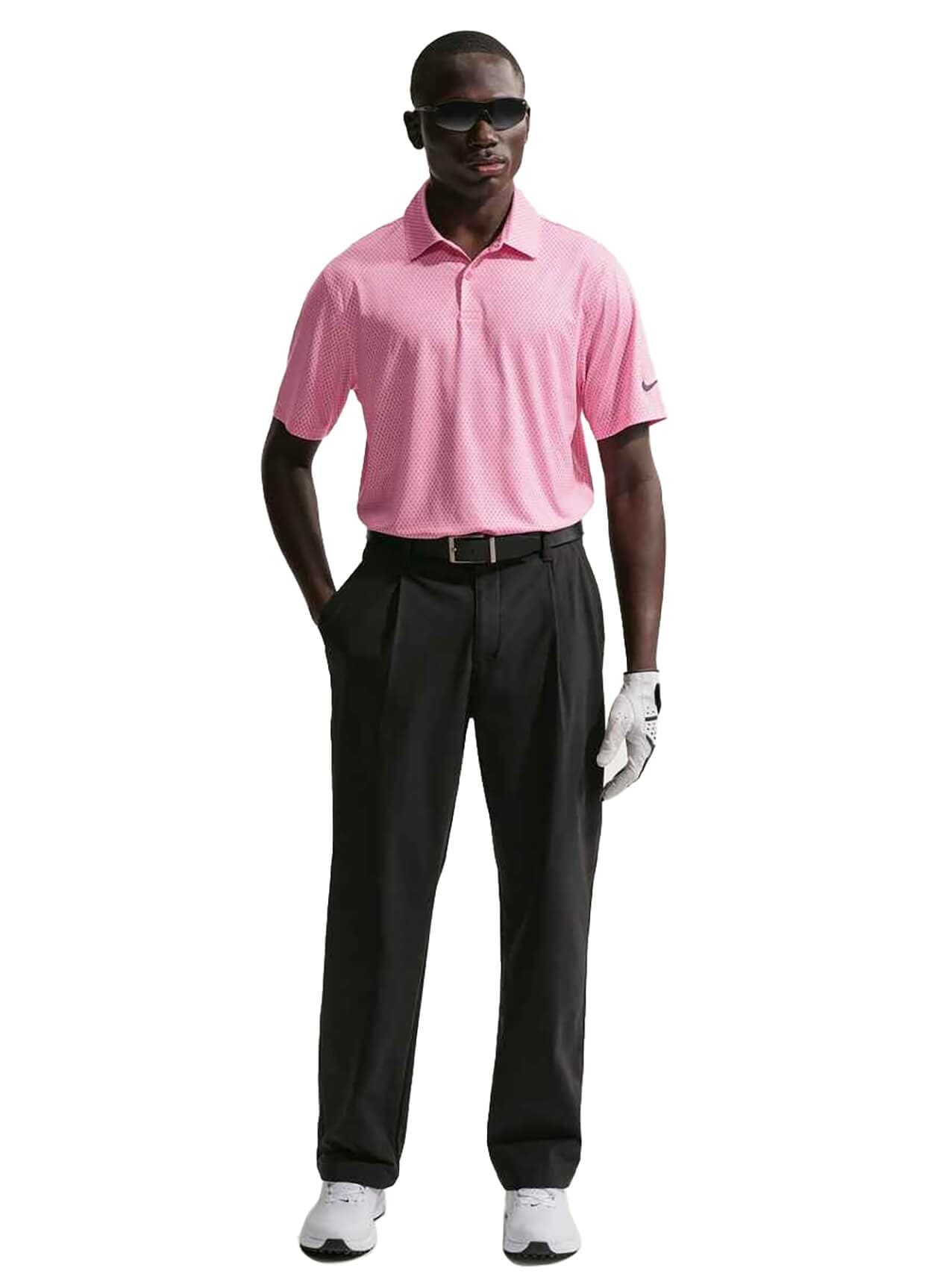 Nike Men's Velocity Dri-FIT Golf Polo - Pink 3XL