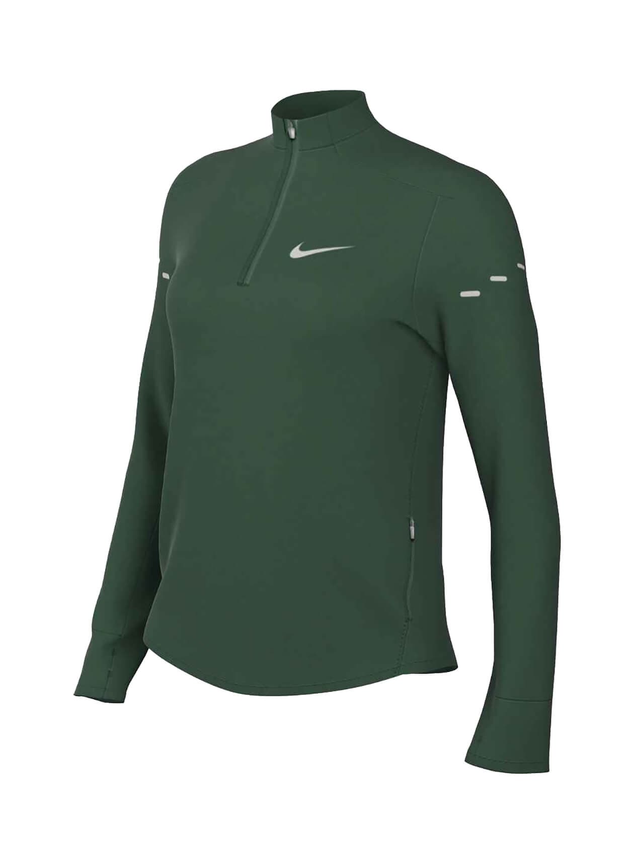 Nike Women's Swift Dri-FIT Half-Zip - Gorge Green / Reflective Silver 3XL