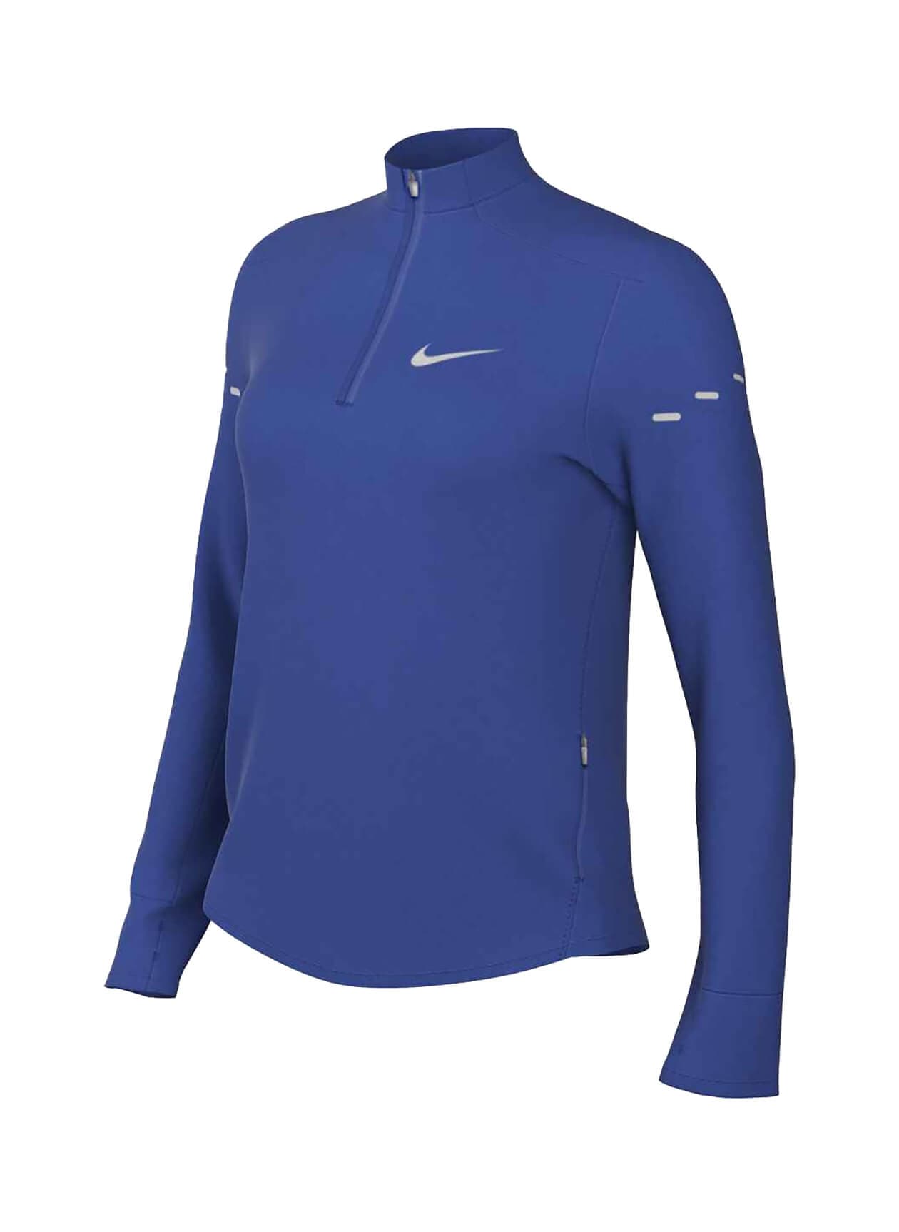Nike Women's Swift Dri-FIT Half-Zip - Game Royal / Reflective Silver 3XL