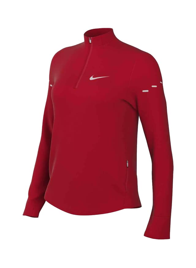 Nike Women's Swift Dri-FIT Half-Zip - University Red / Reflective Silver 3XL