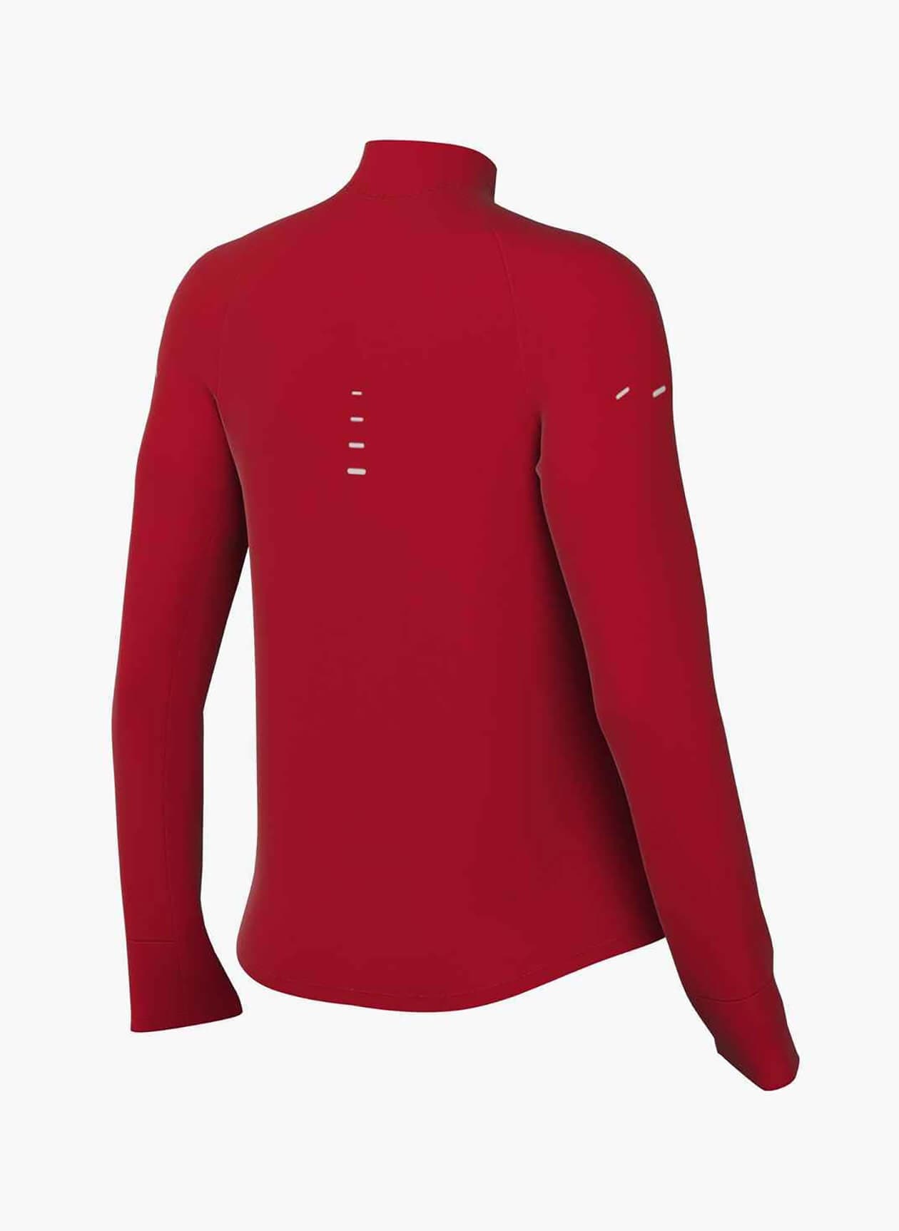 Nike Women's Swift Dri-FIT Half-Zip - University Red / Reflective Silver 3XL
