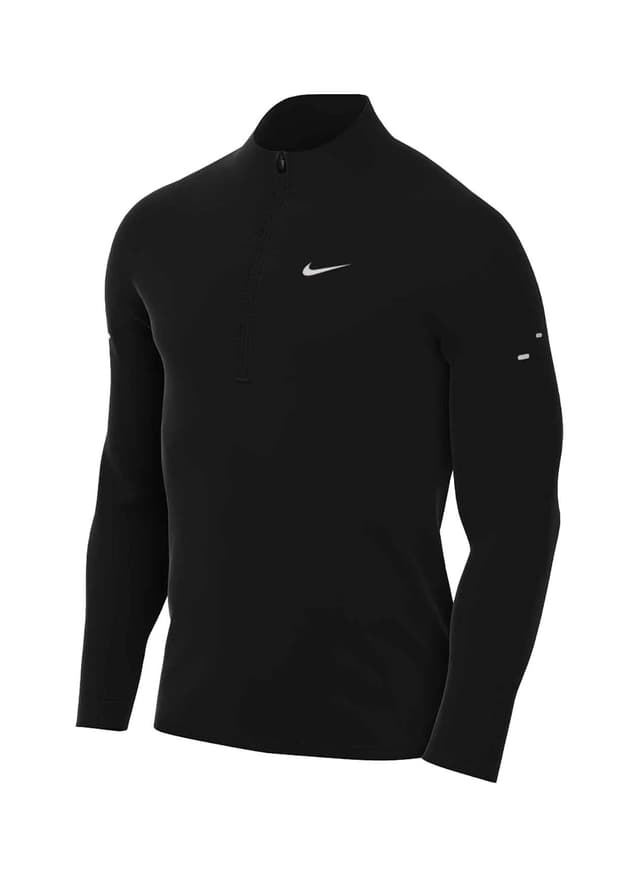 Nike Men's Swift Dri-FIT Half-Zip - Black / Reflective Silver 3XL