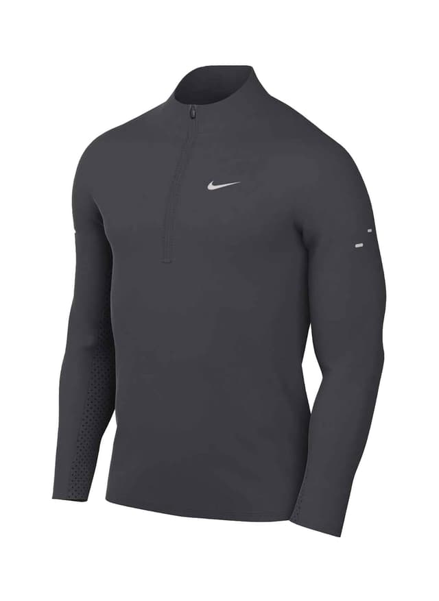Nike Men's Swift Dri-FIT Half-Zip - Anthracite / Reflective Silver 3XL
