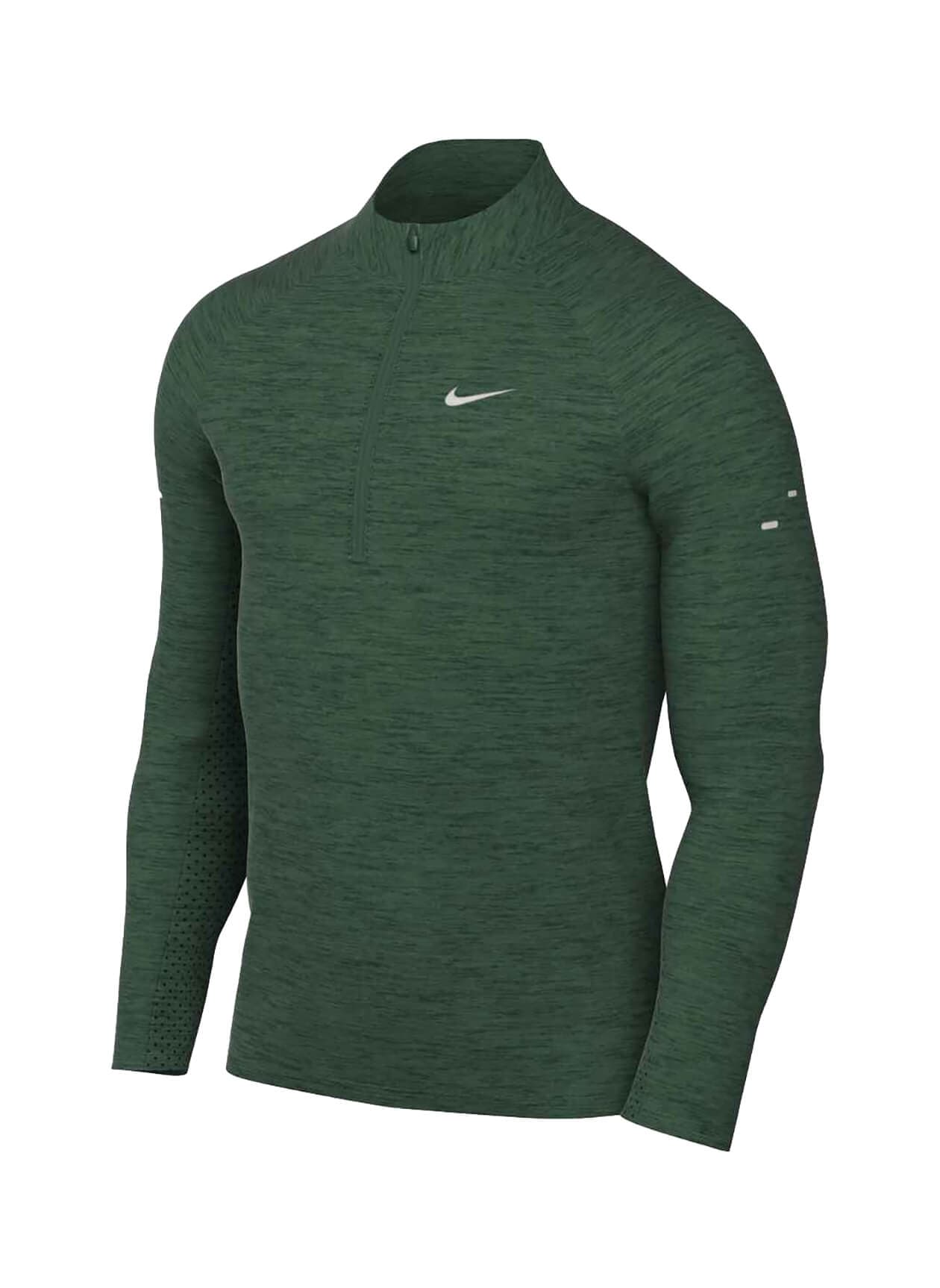 Nike Men's Swift Dri-FIT Half-Zip - Gorge Green / Reflective Silver 3XL
