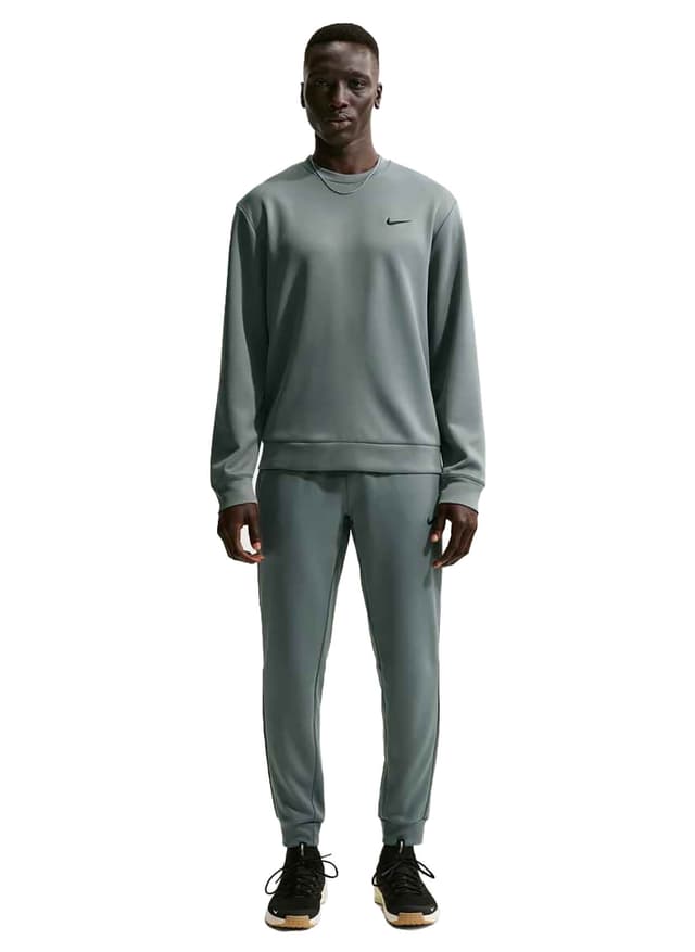 Nike Men's Dri-FIT UV Protection Crew-Neck Sweatshirt - Dark Grey 3XL