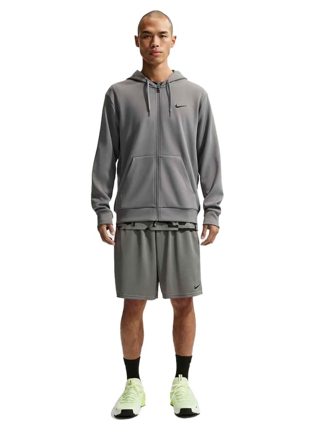 Nike Men's Dri-FIT UV Fleece Full-Zip Hoodie - Dark Grey 3XL