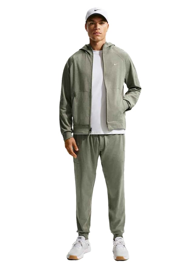 Nike Men's NanoKnit Dri-FIT Full-Zip Hoodie - Green 3XL