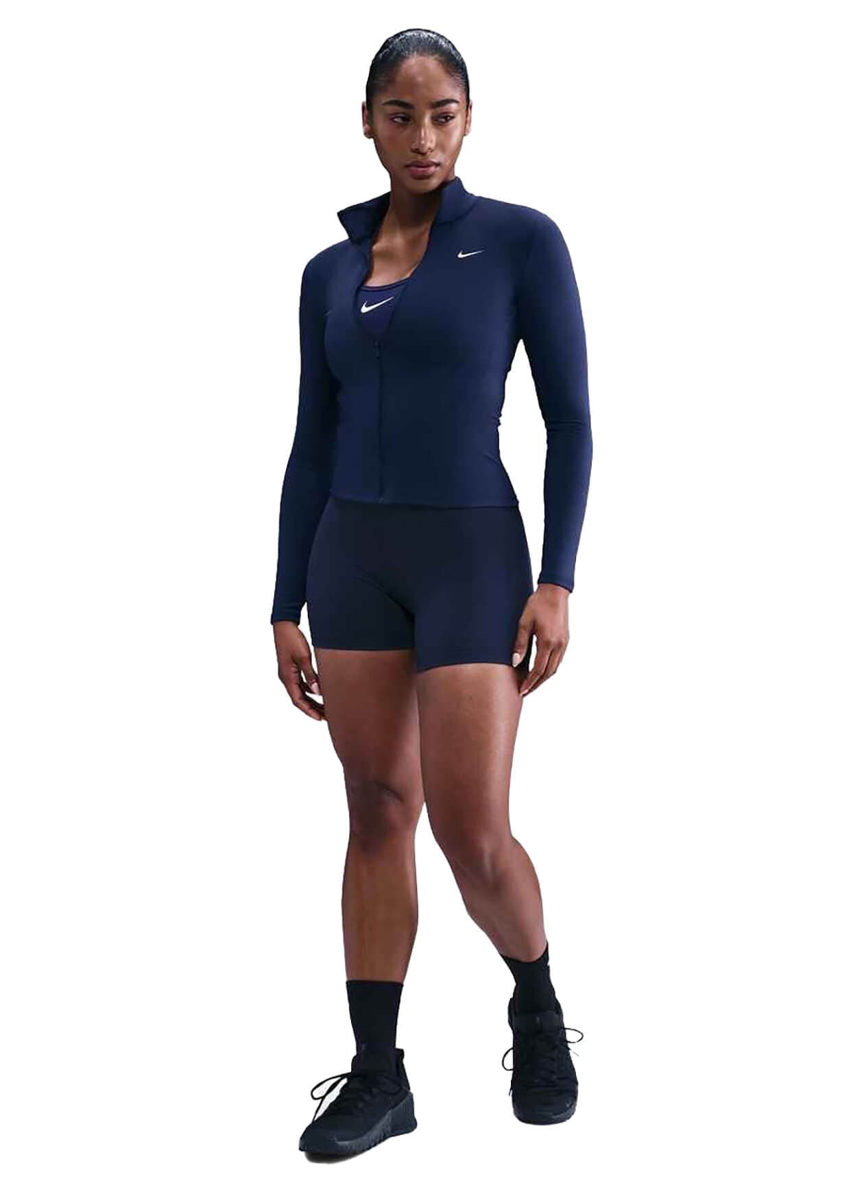 Nike Women's Dri-FIT Fitted Jacket - Navy LG