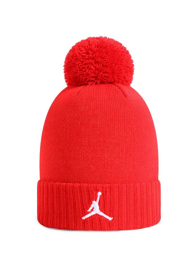 Nike Team Jordan Pom Beanie - Red MISC
