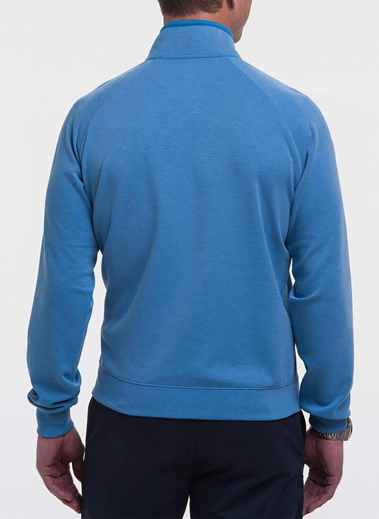 Fairway & Greene Men's Valley Quarter-Zip - Blue 3XL