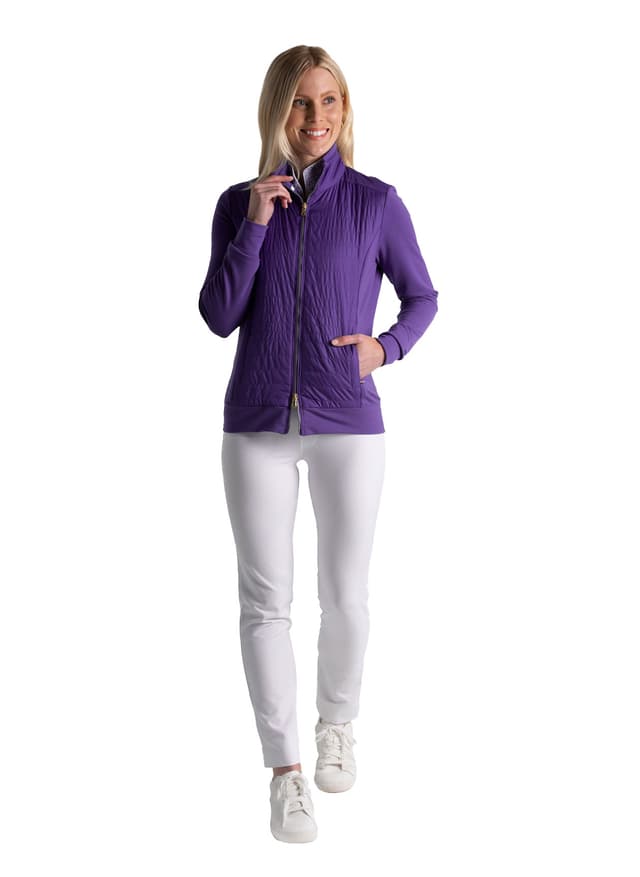 Fairway & Greene Augusta Full-Zip Jacket - Purple LG