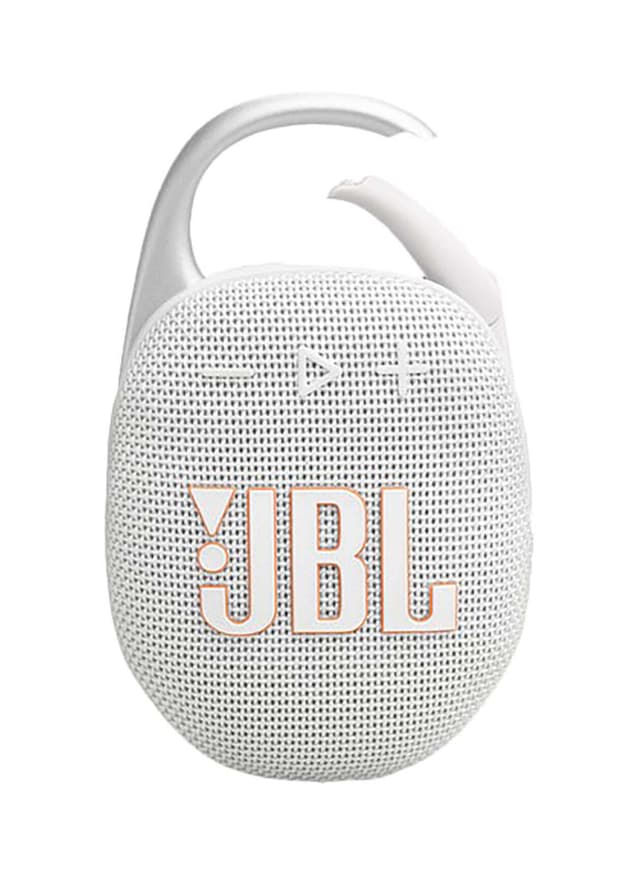 JBL Clip 5 Ultra-Portable Waterproof Speaker - White MISC