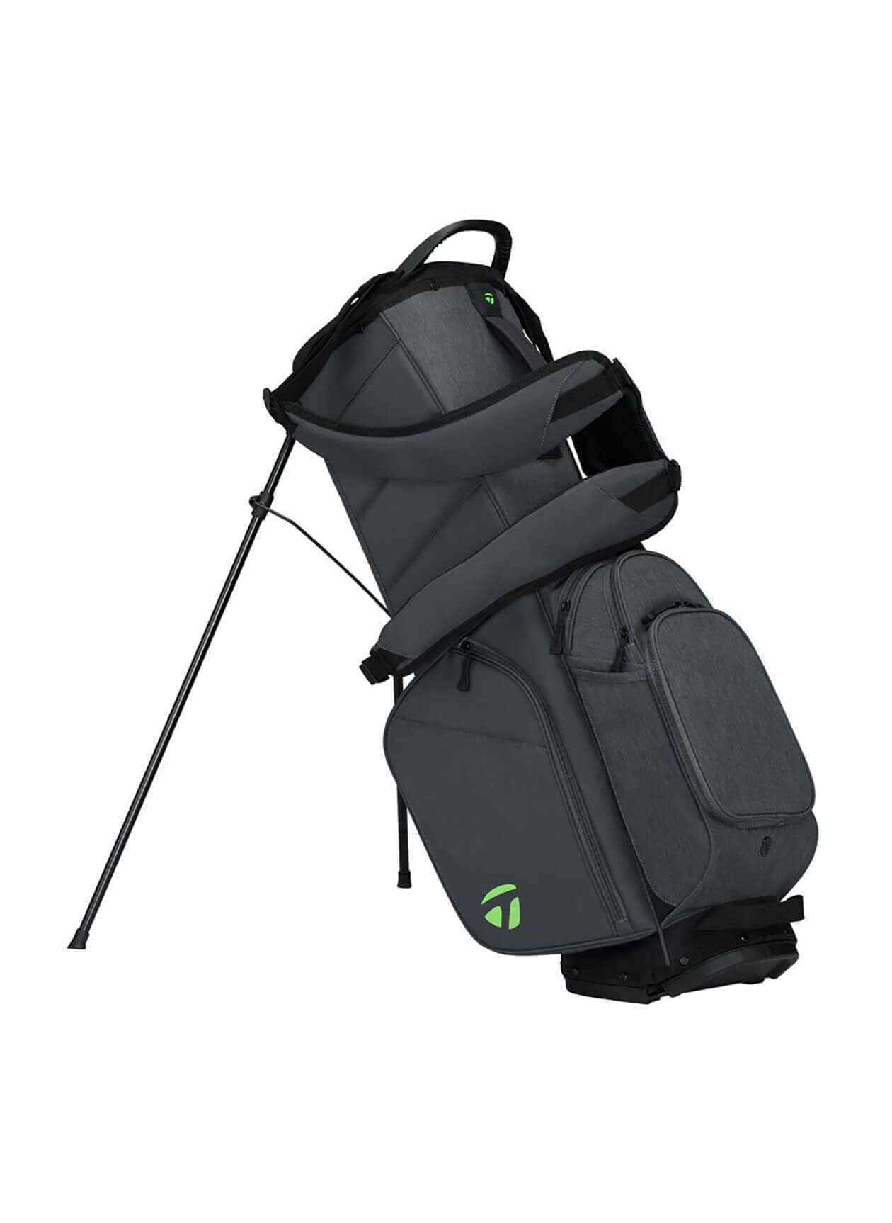 TaylorMade FlexTech Stand Bag - Grey / Neon Green MISC