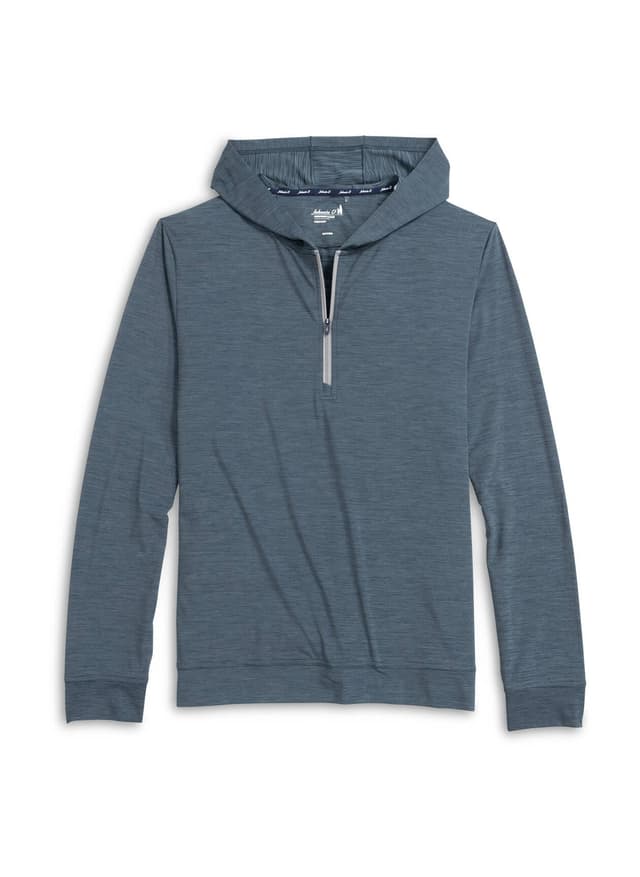 Johnnie O Men's Bixler Quarter-Zip Hoodie - Navy LG