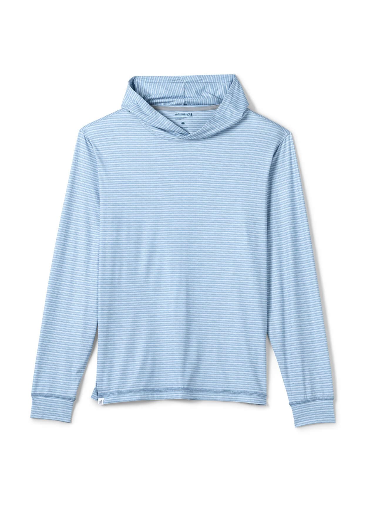 Johnnie-O Men's Talon Print Stripe Hoodie - Dark Grey LG