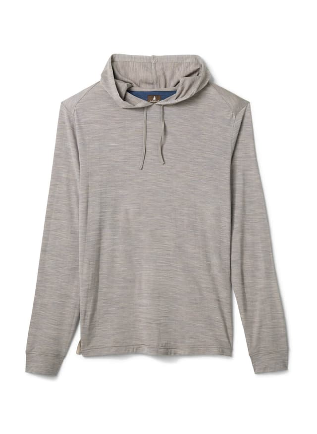 Johnnie-O Men's Merino Hoodie - Brown LG