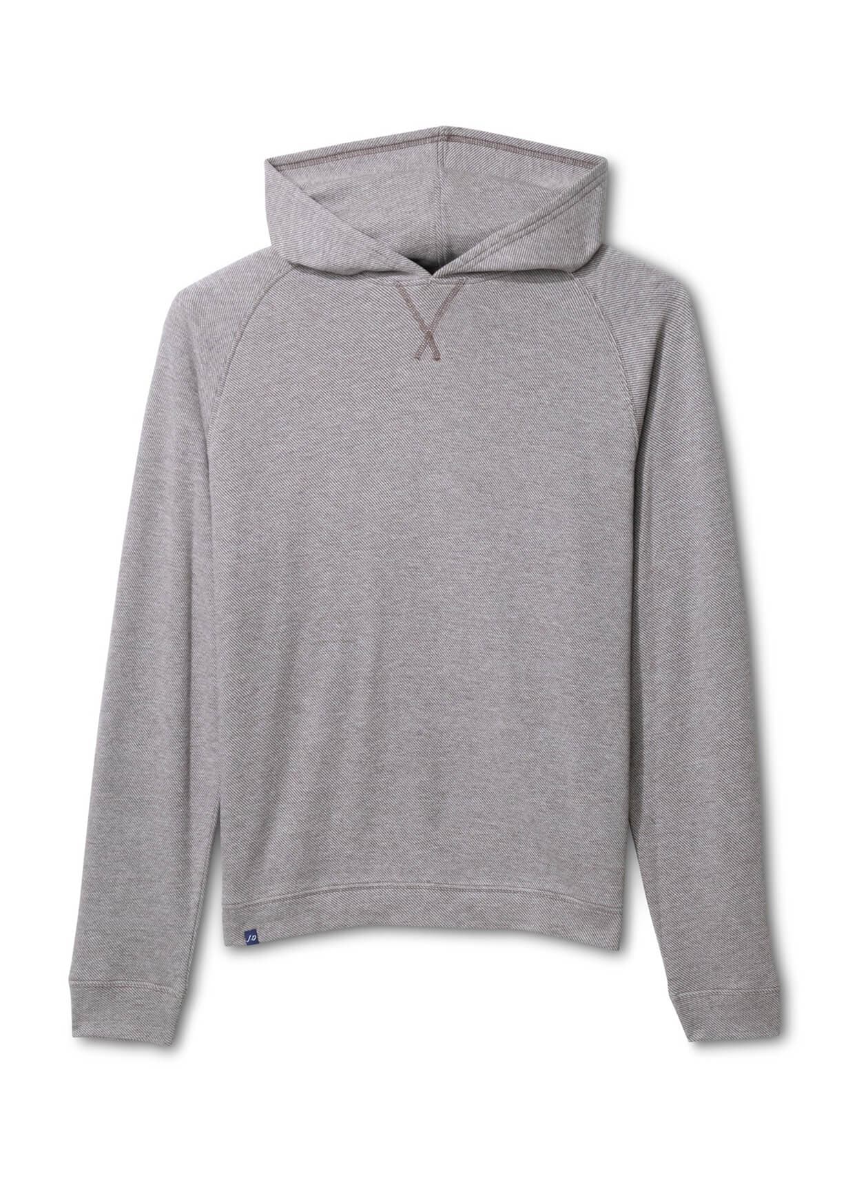 Johnnie-O Men's Cotton Blend Hoodie - Brown LG