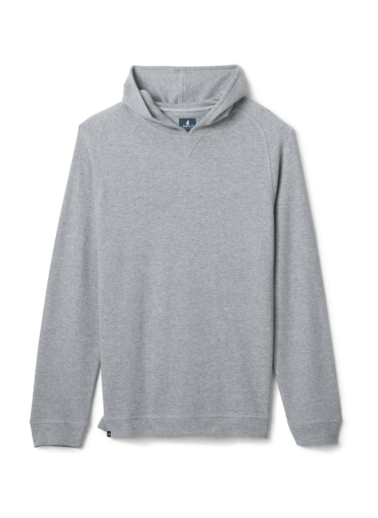 Johnnie-O Men's Cotton Blend Hoodie - Light Grey LG