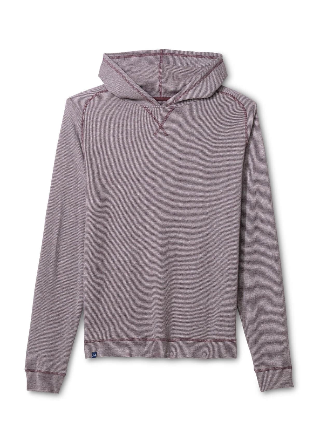 Johnnie-O Men's Cotton Blend Hoodie - Red LG