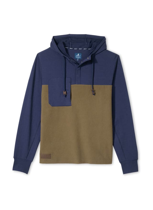 Johnnie-O Men's Fleece Hoodie - Navy LG