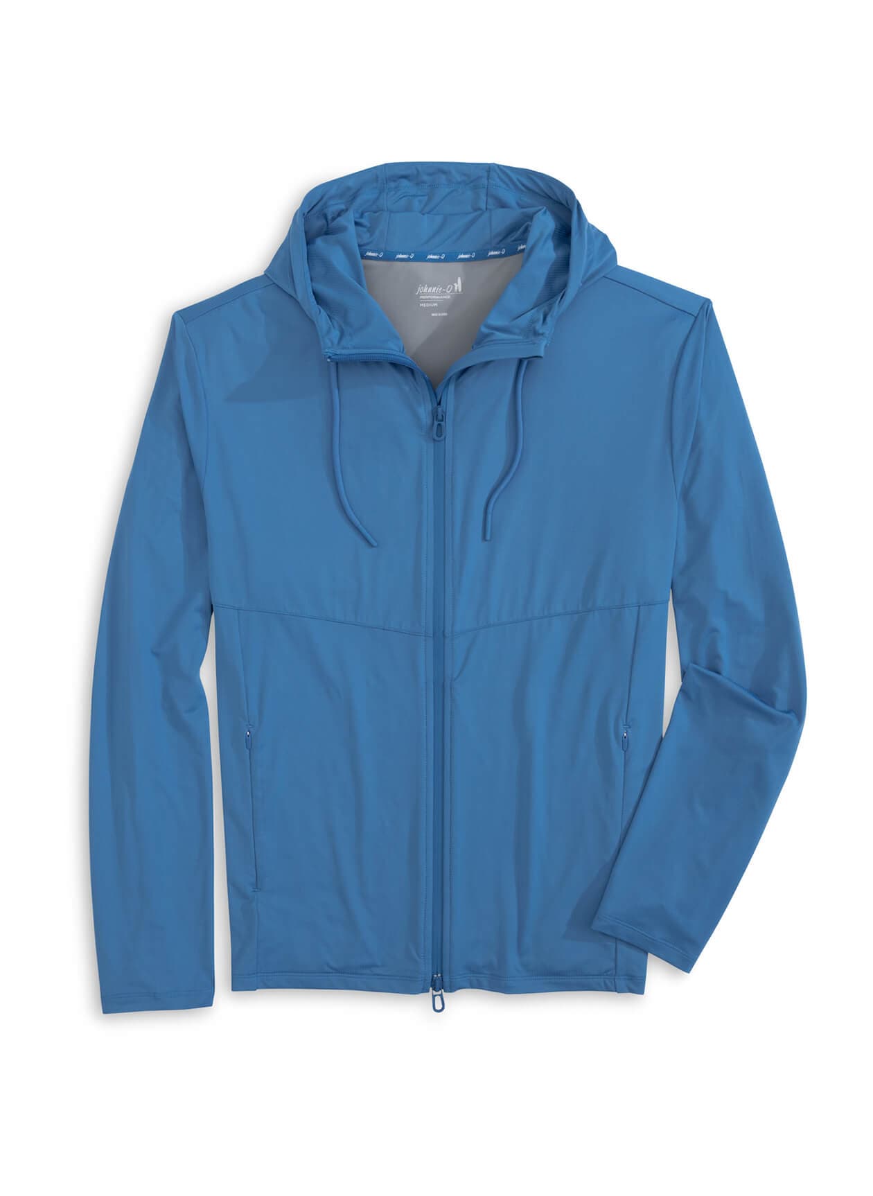 Johnnie-O Men's Marshal Full-Zip Hoodie - Cyan 3XL