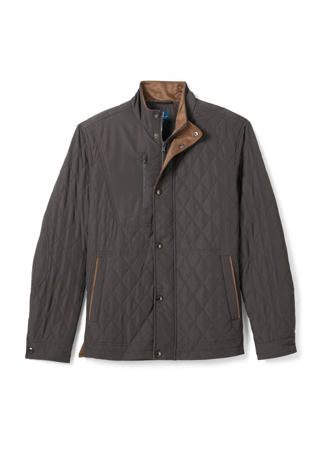 Johnnie-O Men's Juno Jacket F26 - Brown LG