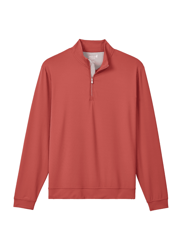 Johnnie-O Men's Motion Quarter-Zip - ROUGE RED 3XL