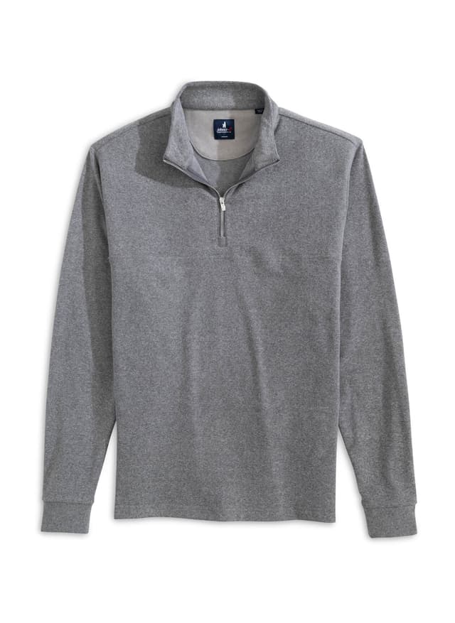 Johnnie-O Men's Mikey Quarter-Zip - Dark Grey LG