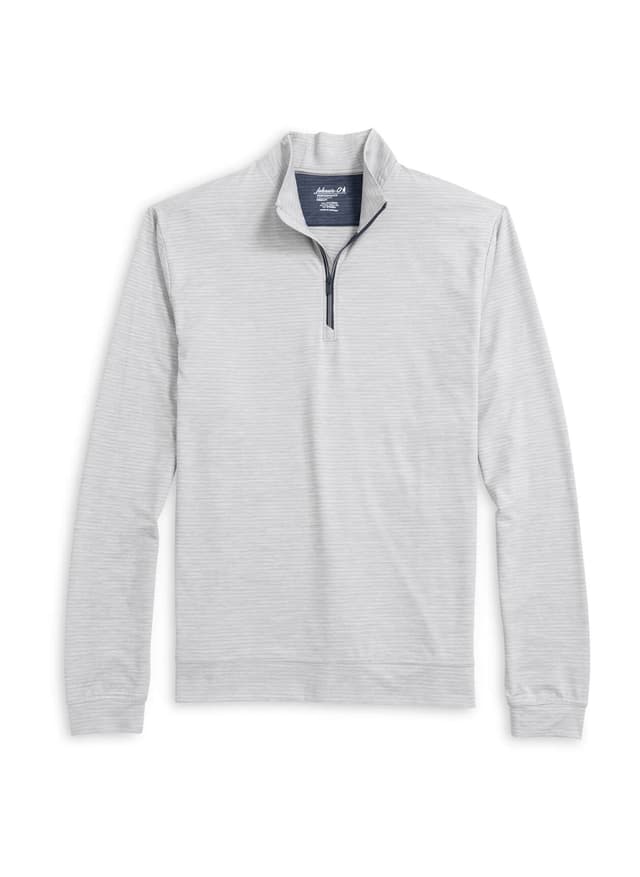 Johnnie-O Men's Kanan Quarter-Zip - Light Grey LG