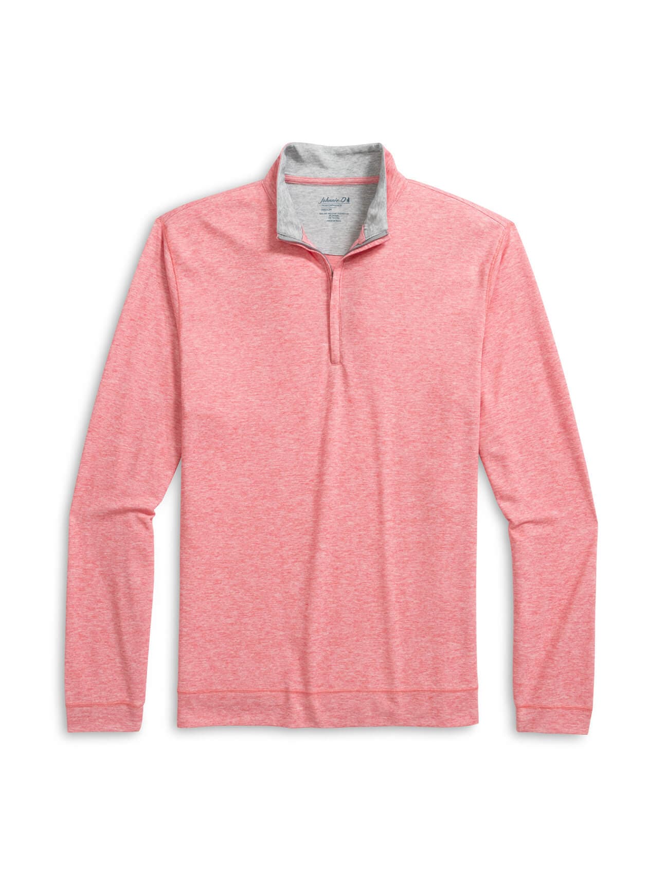 Johnnie-O Men's Pircio Quarter-Zip - Orange LG