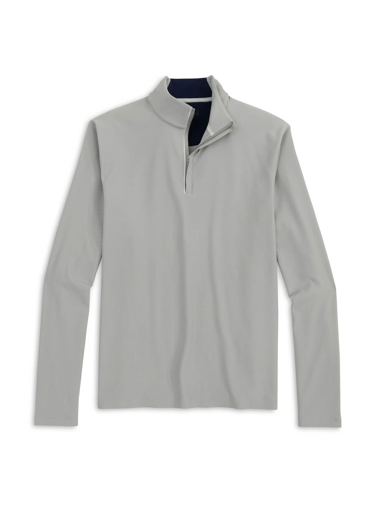 Johnnie-O Men's Hoppin Quarter-Zip Pullover - Light Grey 3XL