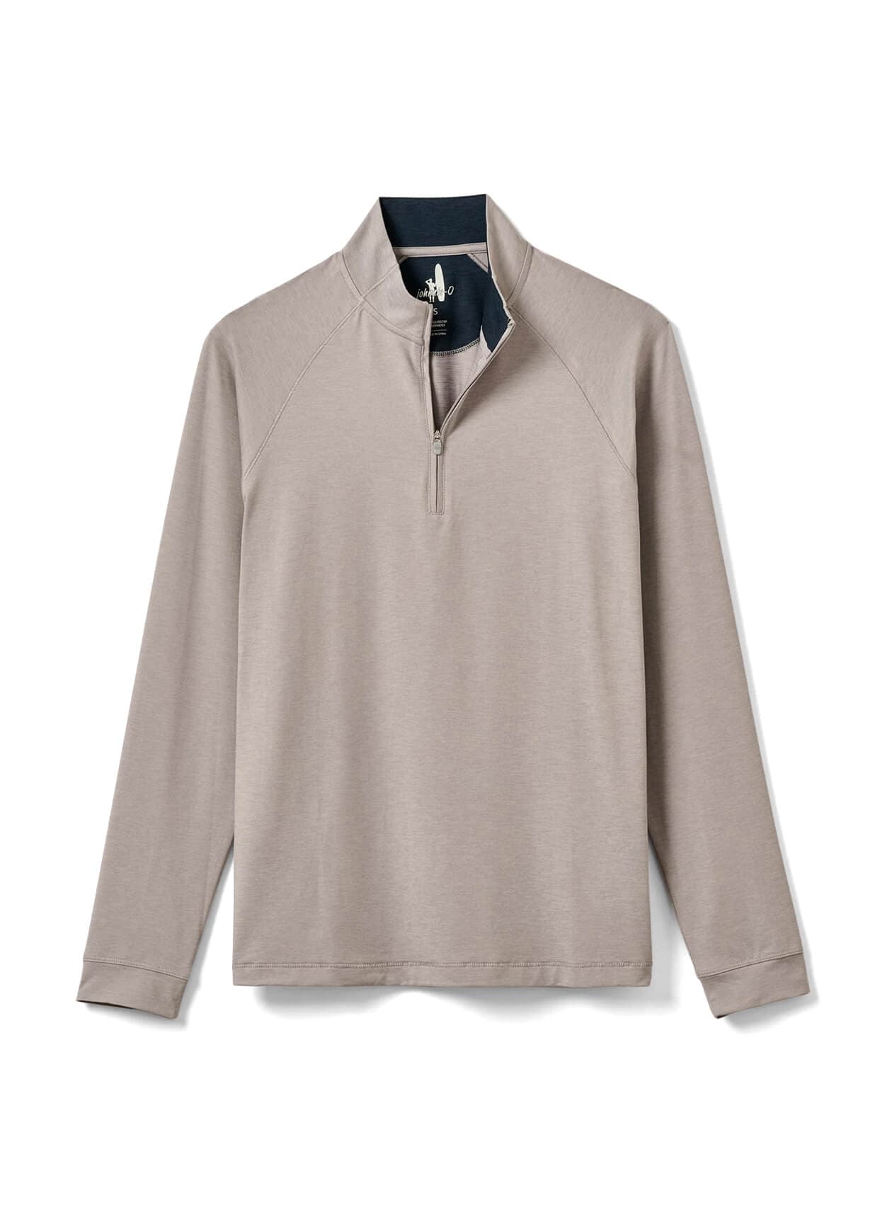Johnnie-O Men's Freeborne Quarter-Zip FA25 - Light Grey 3XL