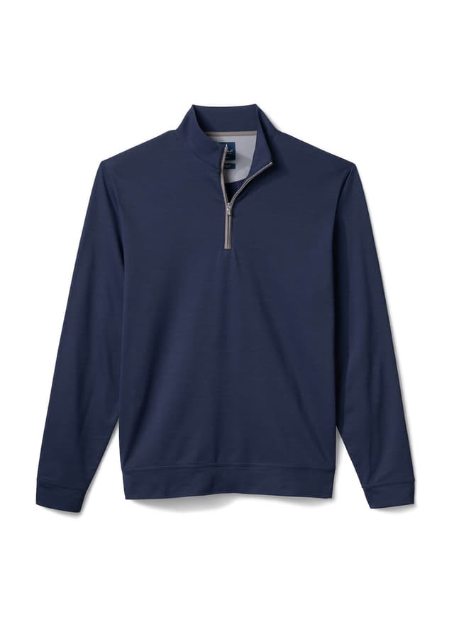 Johnnie-O Men's Sof Tech Quarter-Zip - Navy LG