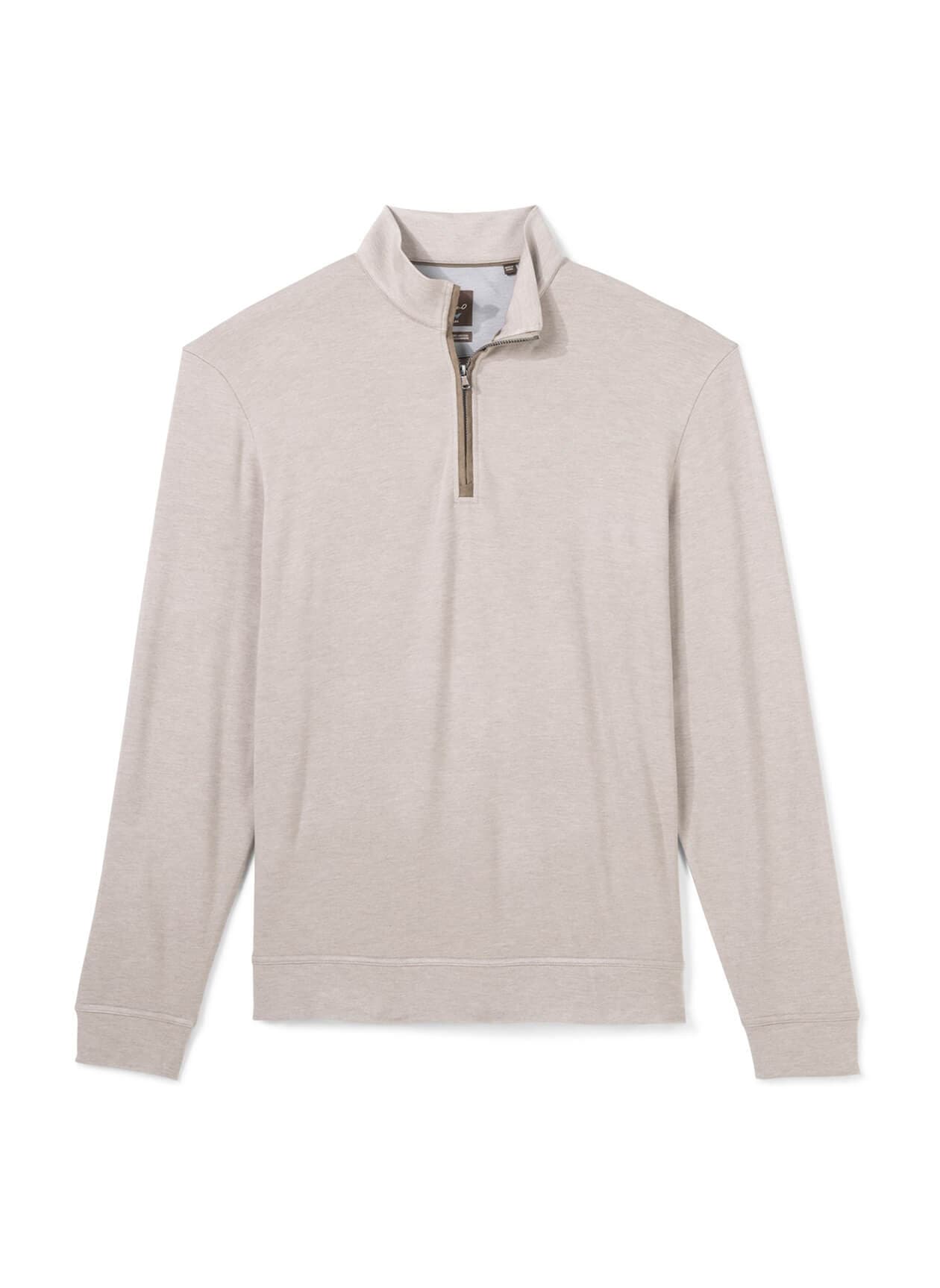 Johnnie-O Men's Tahoe Quarter-Zip - Brown LG