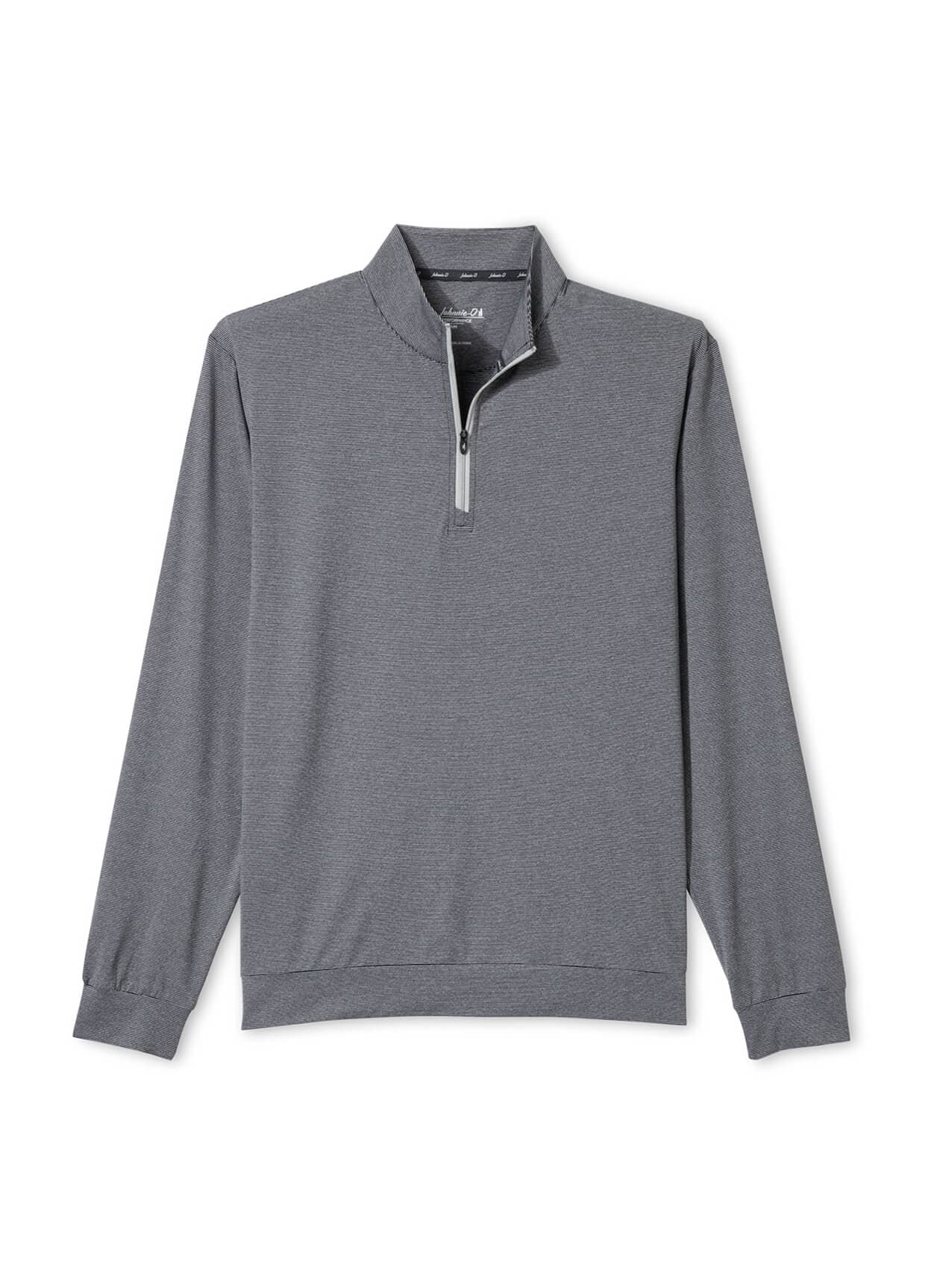 Johnnie-O Men's Bixler Quarter-Zip - Black LG