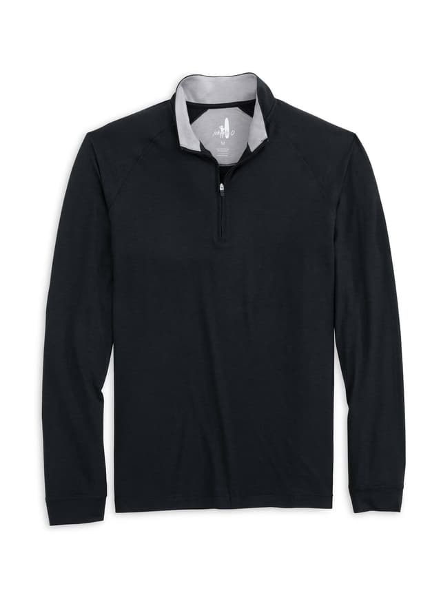 Johnnie-O Men's Freeborne Quarter-Zip - Black 3XL