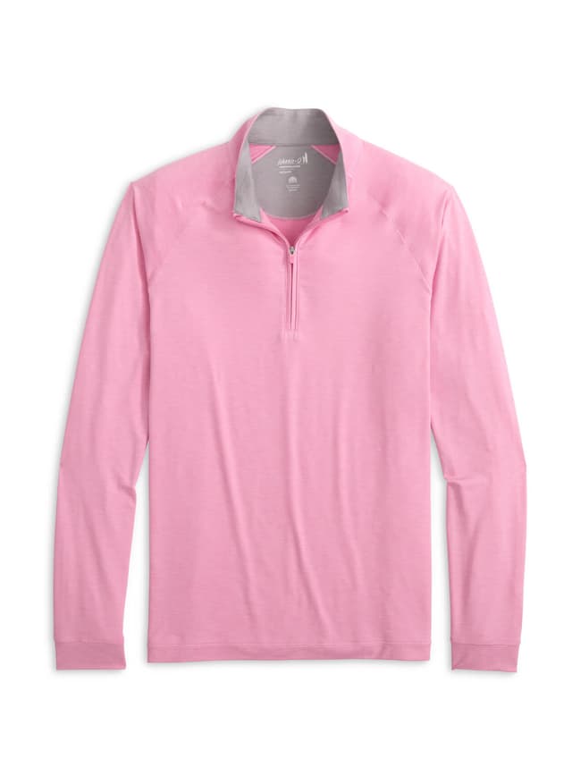 Johnnie-O Men's Freeborne Quarter-Zip - PORTO PINK 3XL
