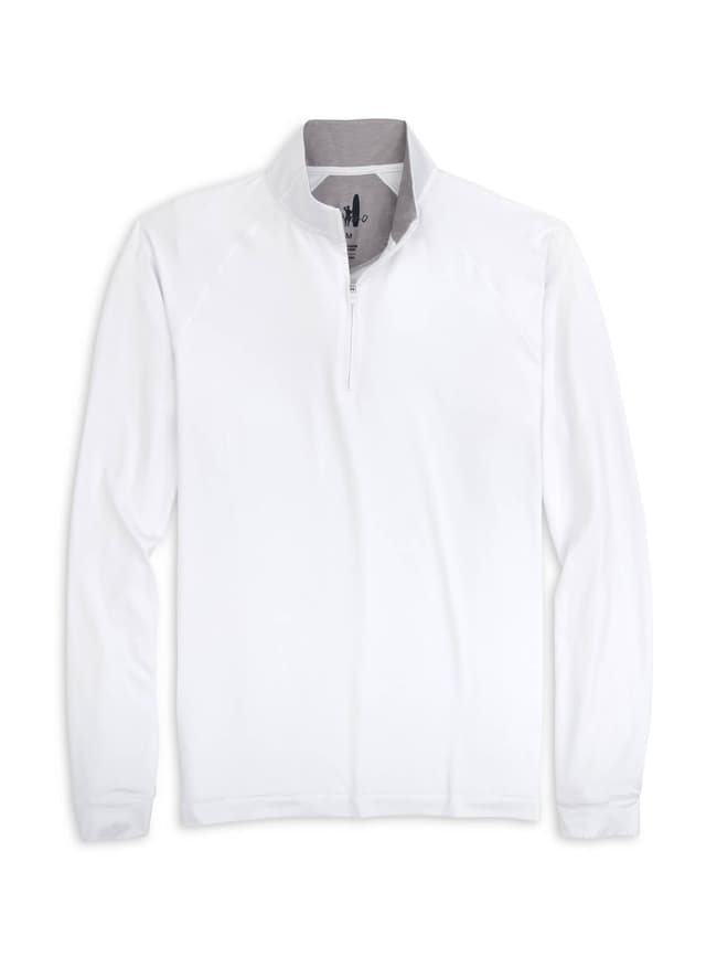 Johnnie-O Men's Freeborne Quarter-Zip - White 3XL