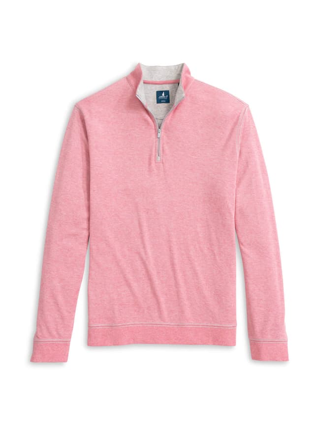 Johnnie-O Men's Hanks Quarter-Zip - Pink 3XL