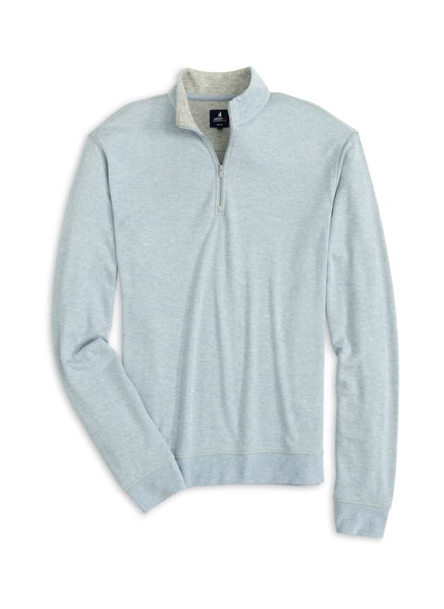 Johnnie-O Men's Hanks Quarter-Zip - Cyan 3XL