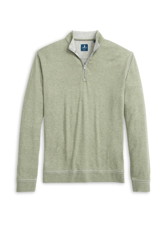 Johnnie-O Men's Hanks Quarter-Zip - Pesto 3XL