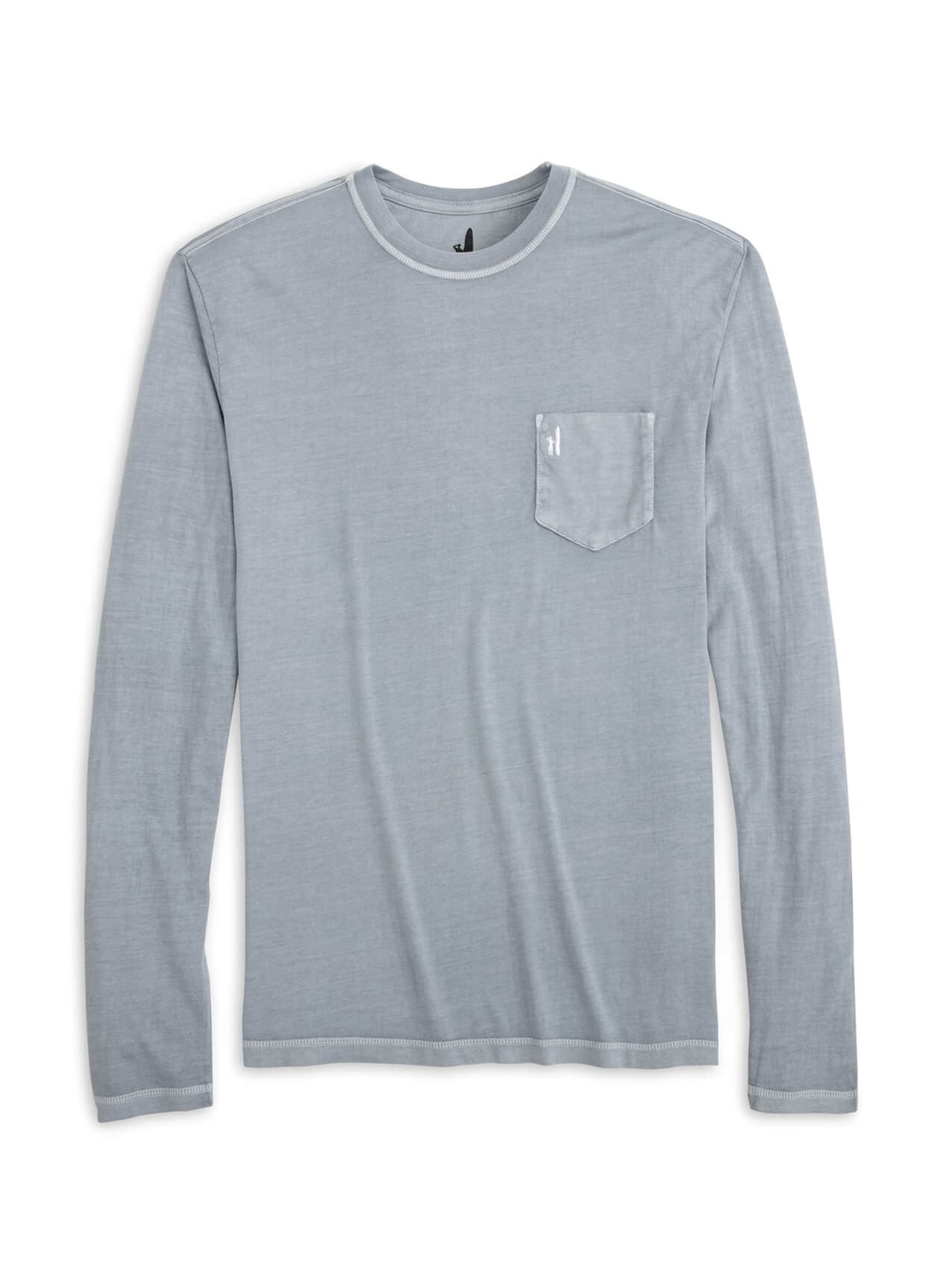 Johnnie-O Men's Brennan 2.0 Long-Sleeve T-Shirt - Light Grey LG