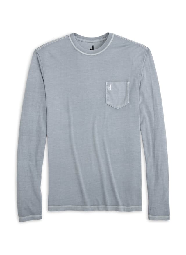 Johnnie-O Men's Brennan 2.0 Long-Sleeve T-Shirt - Light Grey LG
