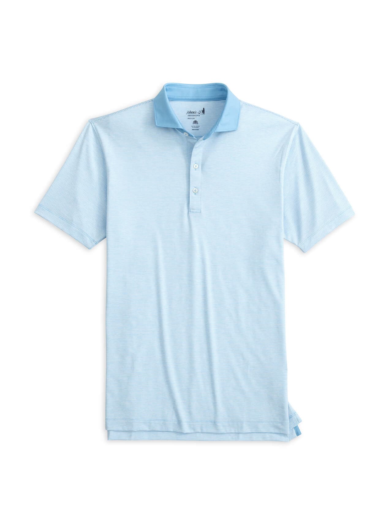 Johnnie-O Men's Reagan Polo - Cyan LG