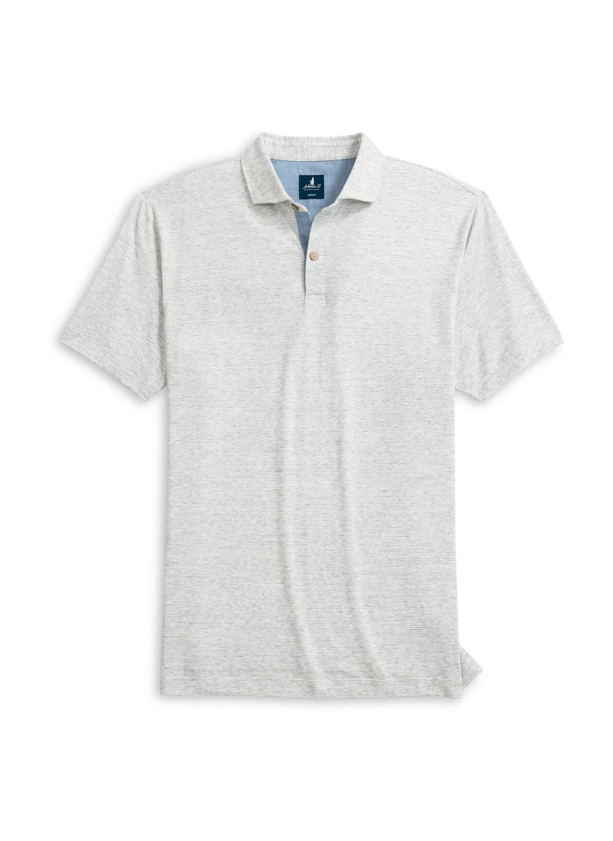 Johnnie-O Men's Thatcher Polo - Light Grey LG