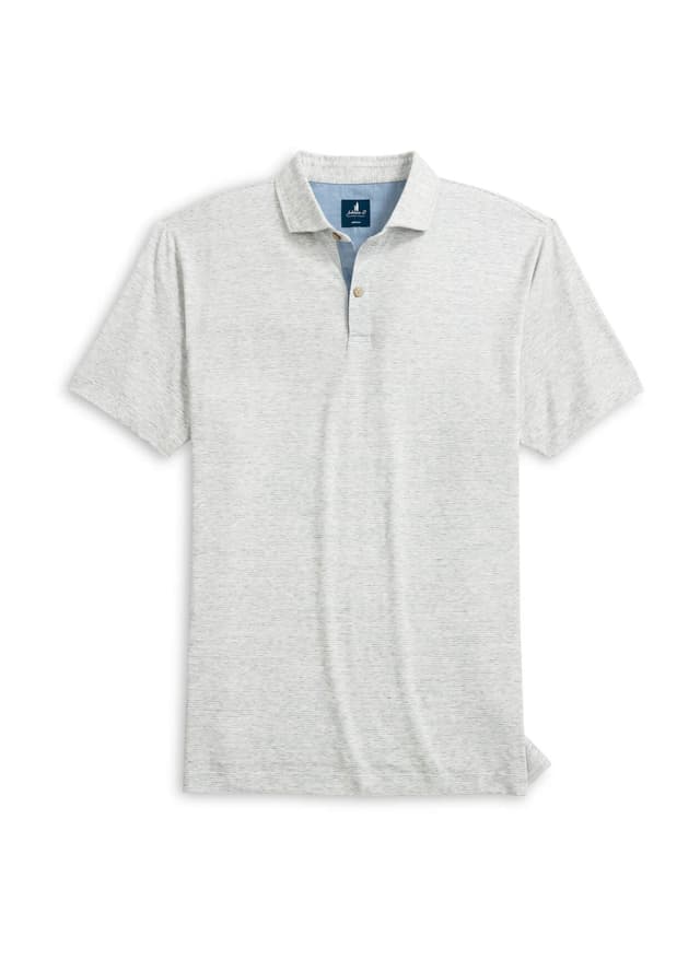 Johnnie-O Men's Thatcher Polo - Light Grey LG