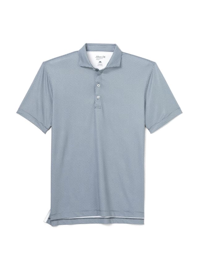 Johnnie-O Men's Tile Neat Polo - Black 3XL