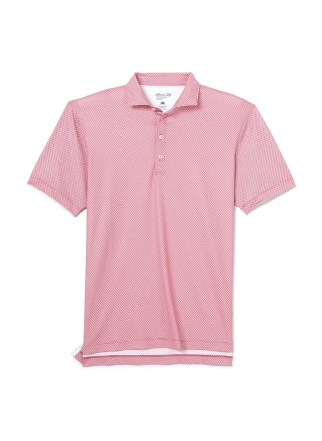 Johnnie-O Men's Tile Neat Polo - Red 3XL